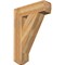 Ekena Millwork Traditional Craftsman Rough Sawn Bracket, Western Red Cedar, 6"W x 24"D x 32"H BKT06X24X32TRA04RWR - alternate 1